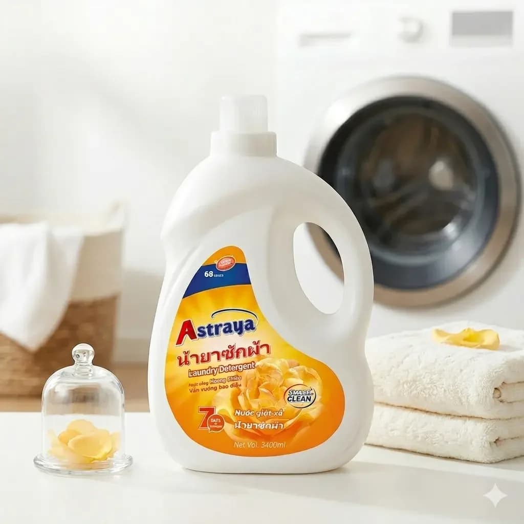 Combo 4 can nước giặt xả hương Chiều 3,4L