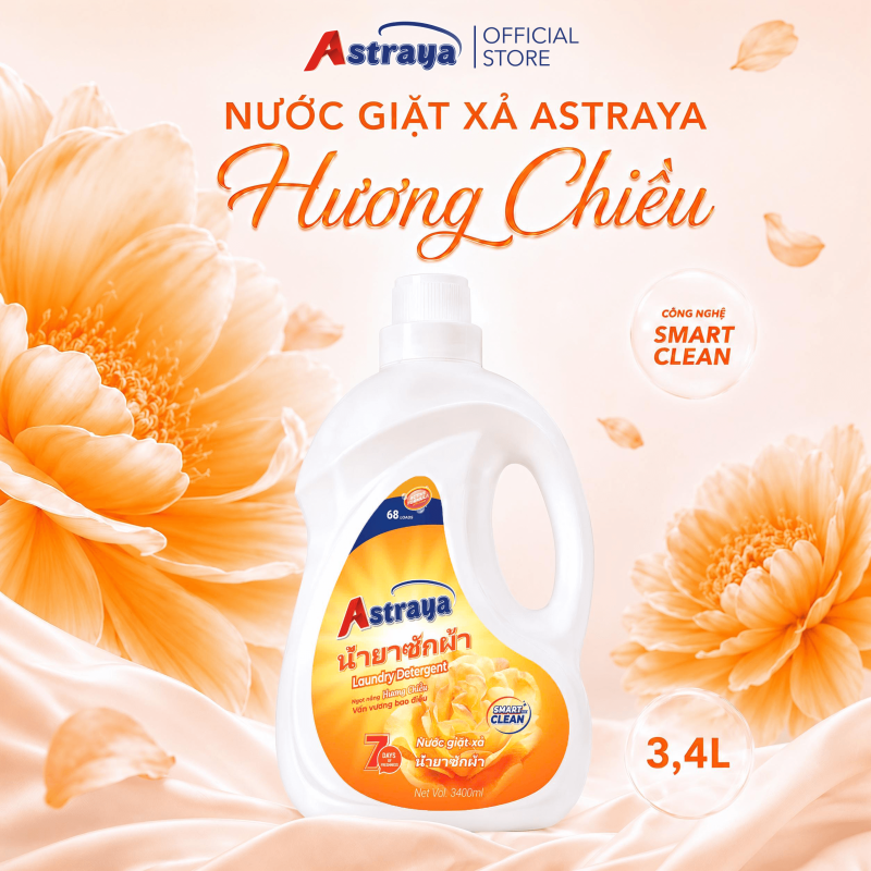 Nước giặt xả Astraya Hương Chiều 2in1